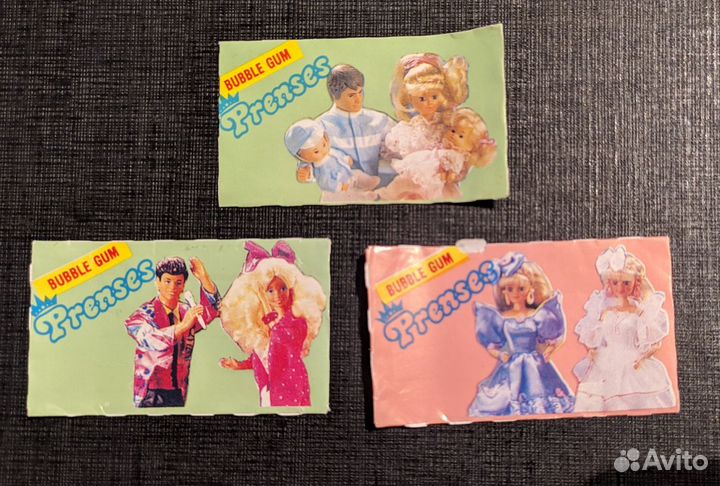 Этикетки от жвачек из 90х donald,chabel