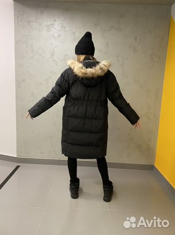 Куртка пуховик длинная