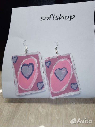 Самодельные сережки