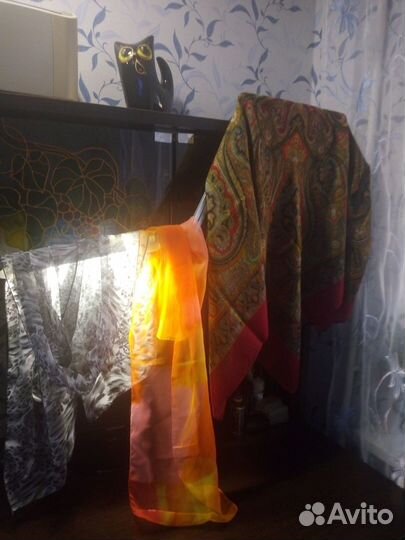 Палантины, шарфы и шейные платки