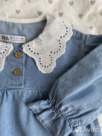 Платье джинсовое для девочки Zara