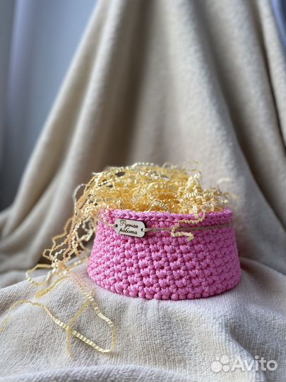 Корзинка вязаная Корзина Подарок