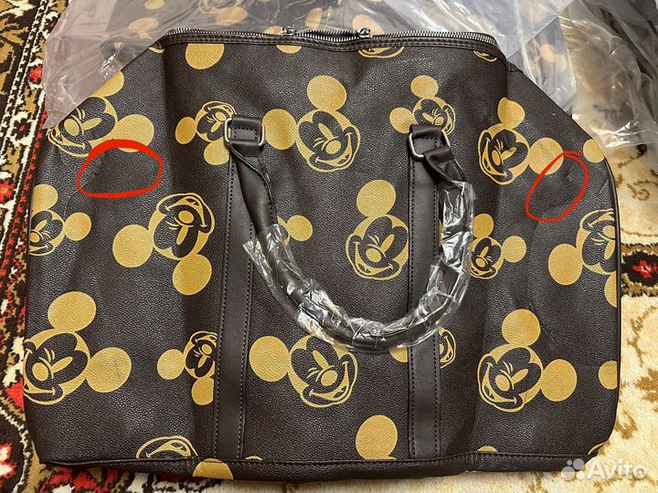 Сумка дорожная с дефектами