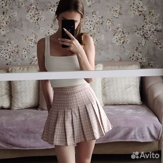 Юбка в клетку