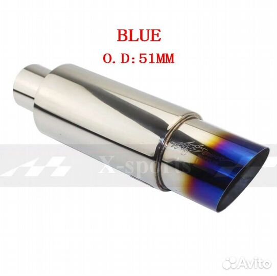 Глушитель прямоток, банка HKS