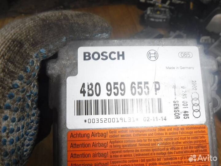 Блок управления AIR BAG Audi A6 C5 1997-2004