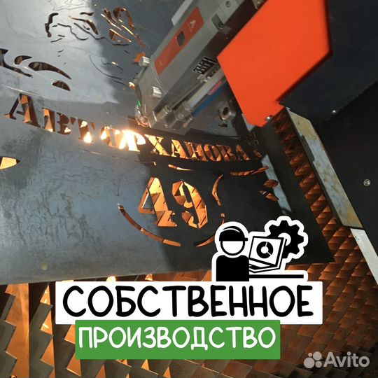 Таблички адресные под заказ металлические