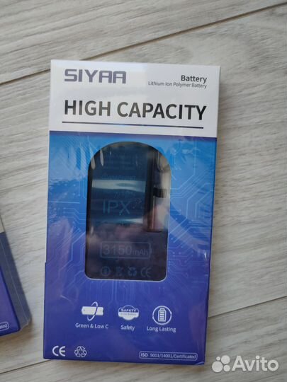 Аккумулятор siyaa для iPhone X и 6 Plus
