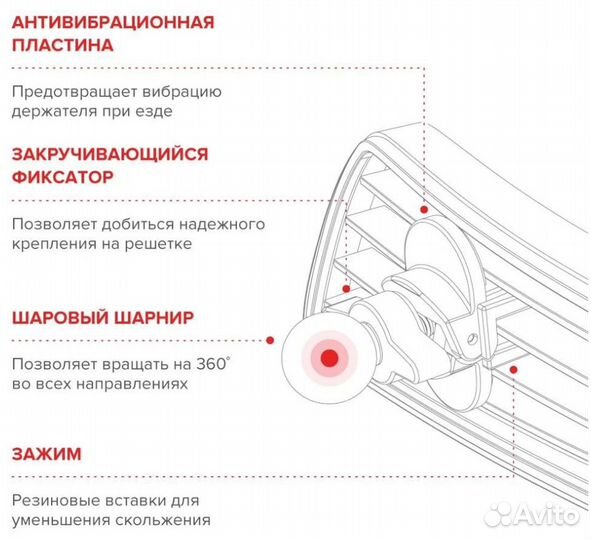 Магнитный Авто Держатель для телефона Arroys в вен