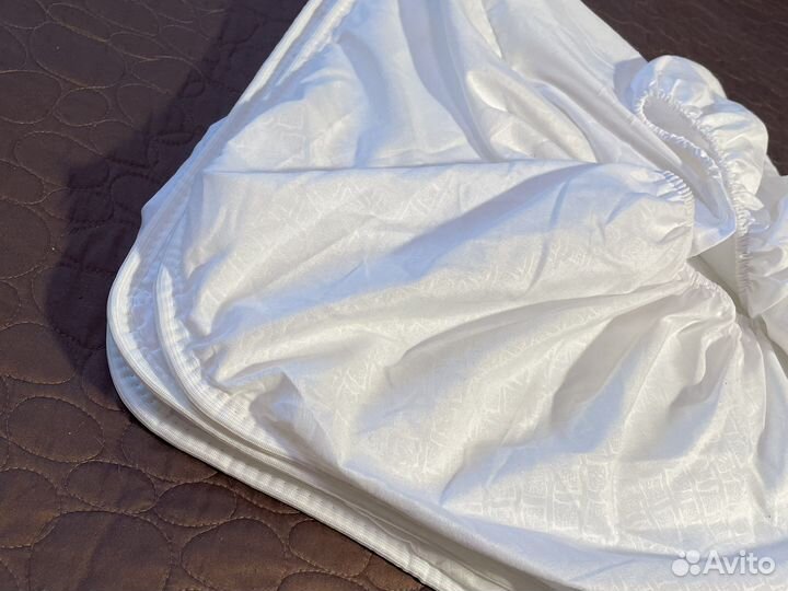 Наматрасник 80х195 чехол стеганный с бортом