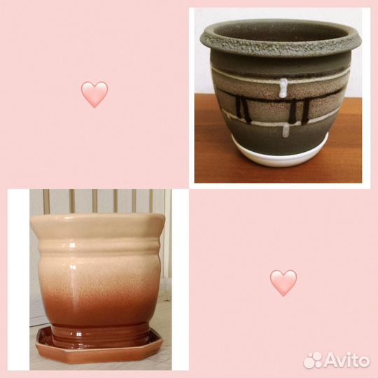Керамические большие горшки