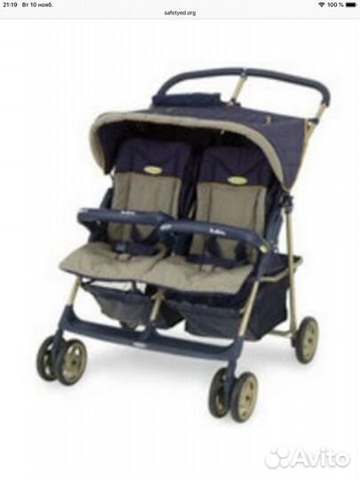 Коляска для двойни