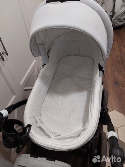 Коляска 2 в 1 indigo эко кожа