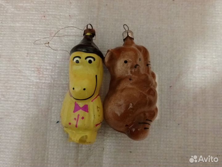 Елочные игрушки СССР. Фигурки