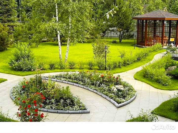 Готовый дизайн проект 14 соток земельного участка