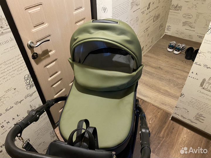 Коляска 2 в 1 эко кожа