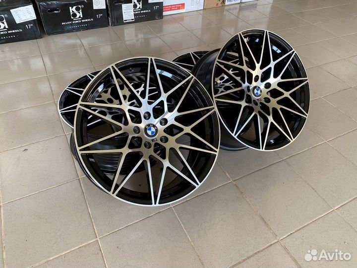 Литые диски BMW R19. 5/112. Стиль 666 разношрокие