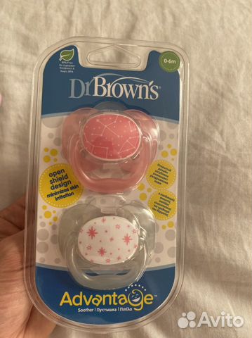 Соски 0+ Пустышки с контейнером новые