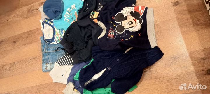 Вещи пакетом на мальчика 80р