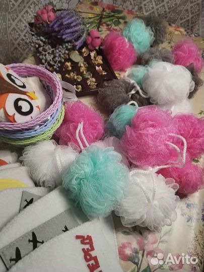 Мочалка губка-бантик