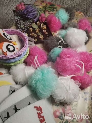 Мочалка губка-бантик