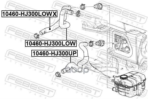 Патрубок системы охлаждения Chevrolet Cruze 10