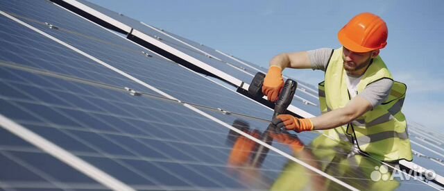 Установка солнечных батарей