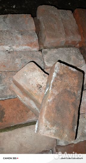 Кирпич красный бу