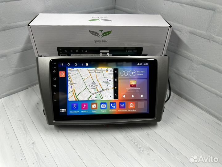 Магнитола андроид GrayBird Toyota Avensis 3 4/64