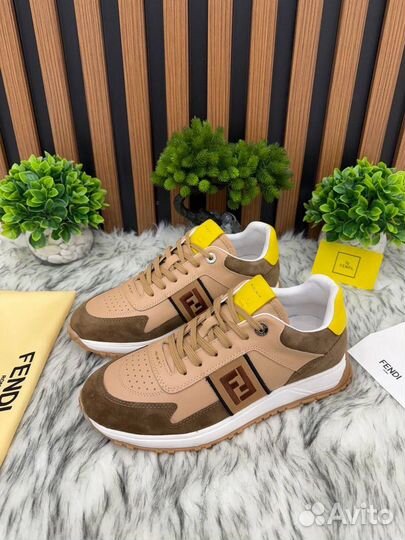 Кроссовки* мужские Fendi