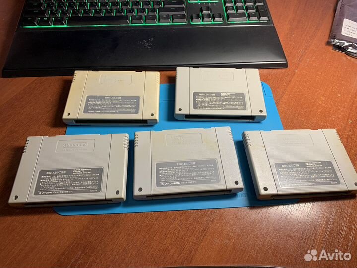 Картриджи Super Famicom (Snes)