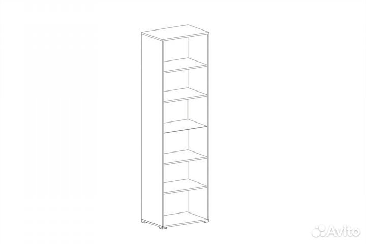 Новый Шкаф-витрина однодверный 