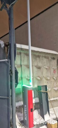 Установка шлагбаума