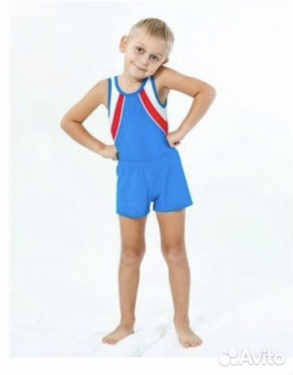 Гимнастический купальник и шорты (Италия, новые)