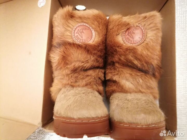 Детские бежевые унты Moregor 30 р