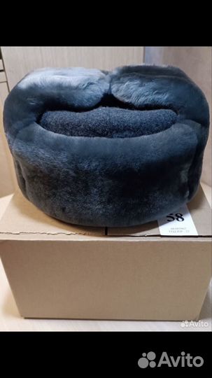 Шапка зимняя офицерская натуральный мех