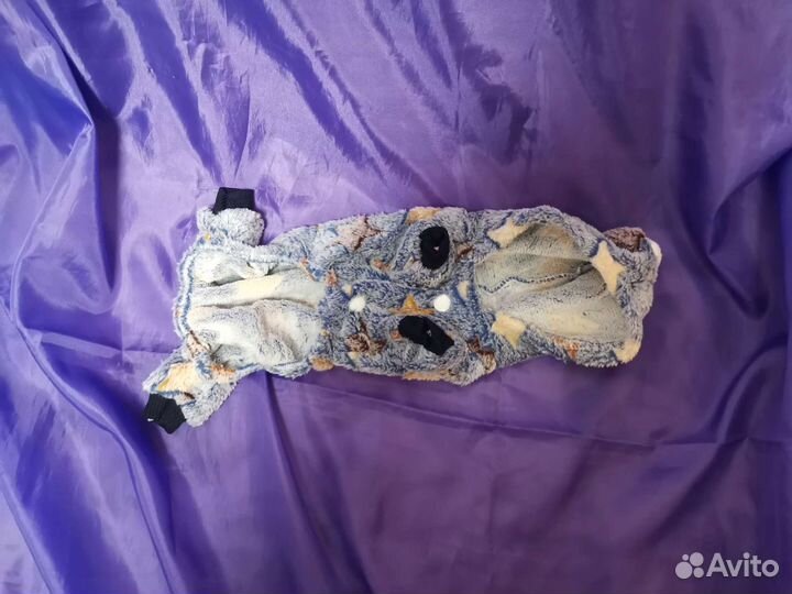 Пижамка для короткошёрстных собак на холодные врем