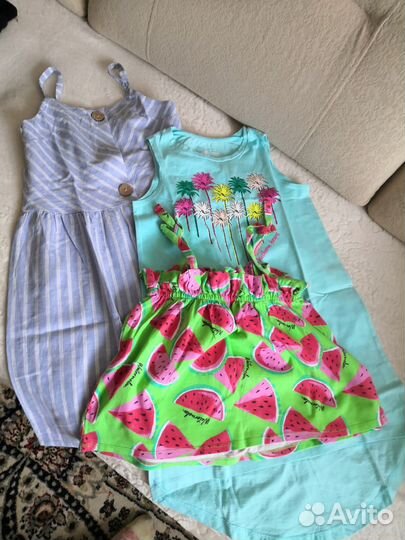 Вещи пакетом на девочку, р. 128