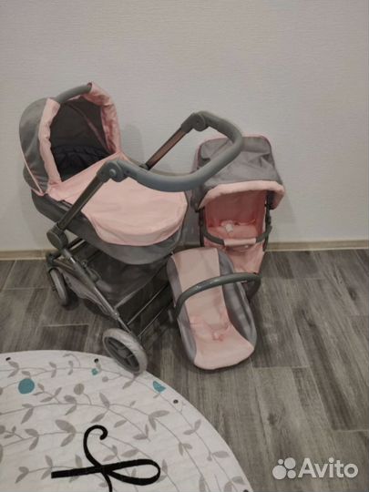 Новая коляска для кукол 3 в 1