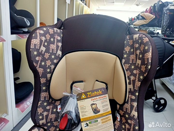 Автокресло 9-36кг Zlatek Atlantic Brown