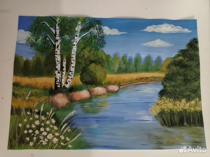 Рисунок в школу, садик. На заказ