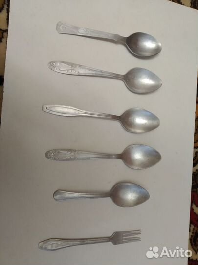 Вилки, ложки столовые СССР: нержавейка и алюминий