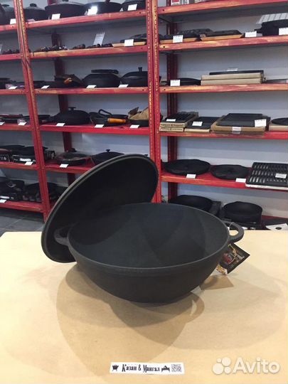 Казан чугунный 3-100л