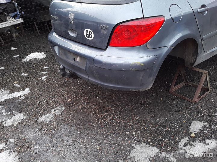 Бампер задний Пежо Peugeot 307 2006г
