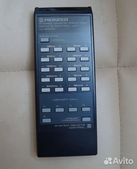 Pioneer GR-777. Пульт