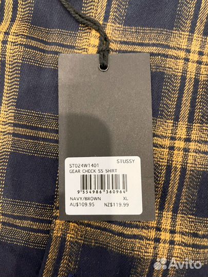 Рубашка с коротким рукавом stussy