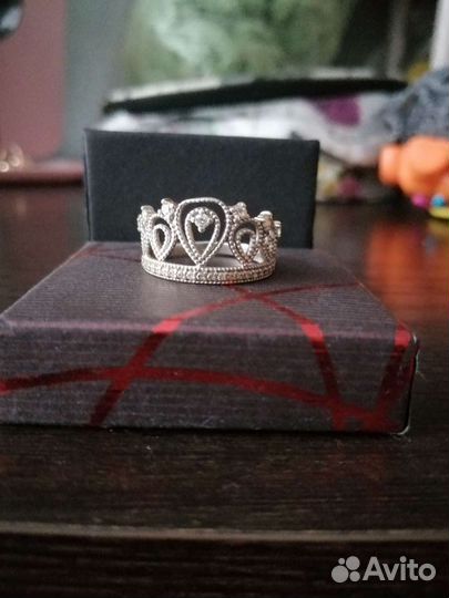 Кольцо серебро