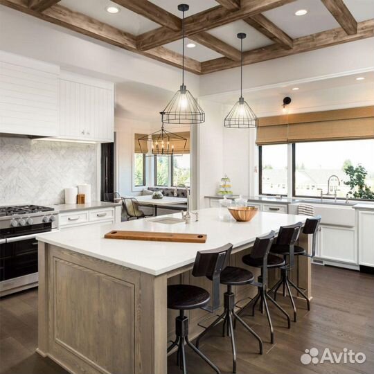 Люстра подвесная на кухню лофт