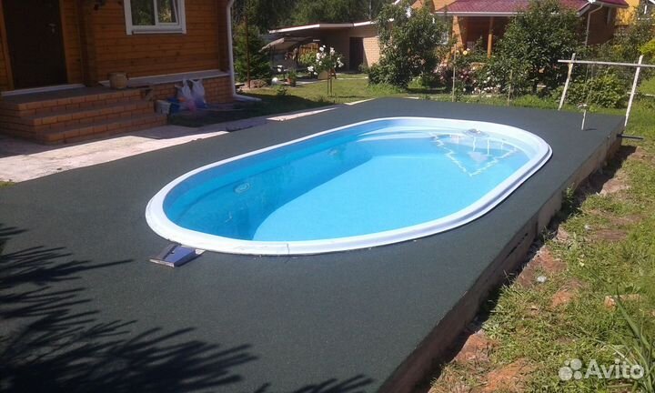 Резиновое покрытие для детских площадок