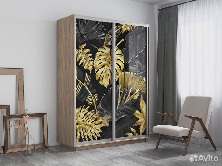 Шкаф-купе с фотопечатью «Экспресс» 2-х дверный